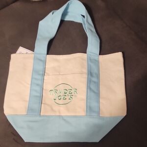 Trader Joe's Blue Mini Tote Bag
